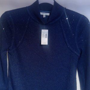 NWT Sparkle Mock Neck Mixer Tee from Maurice’s XS